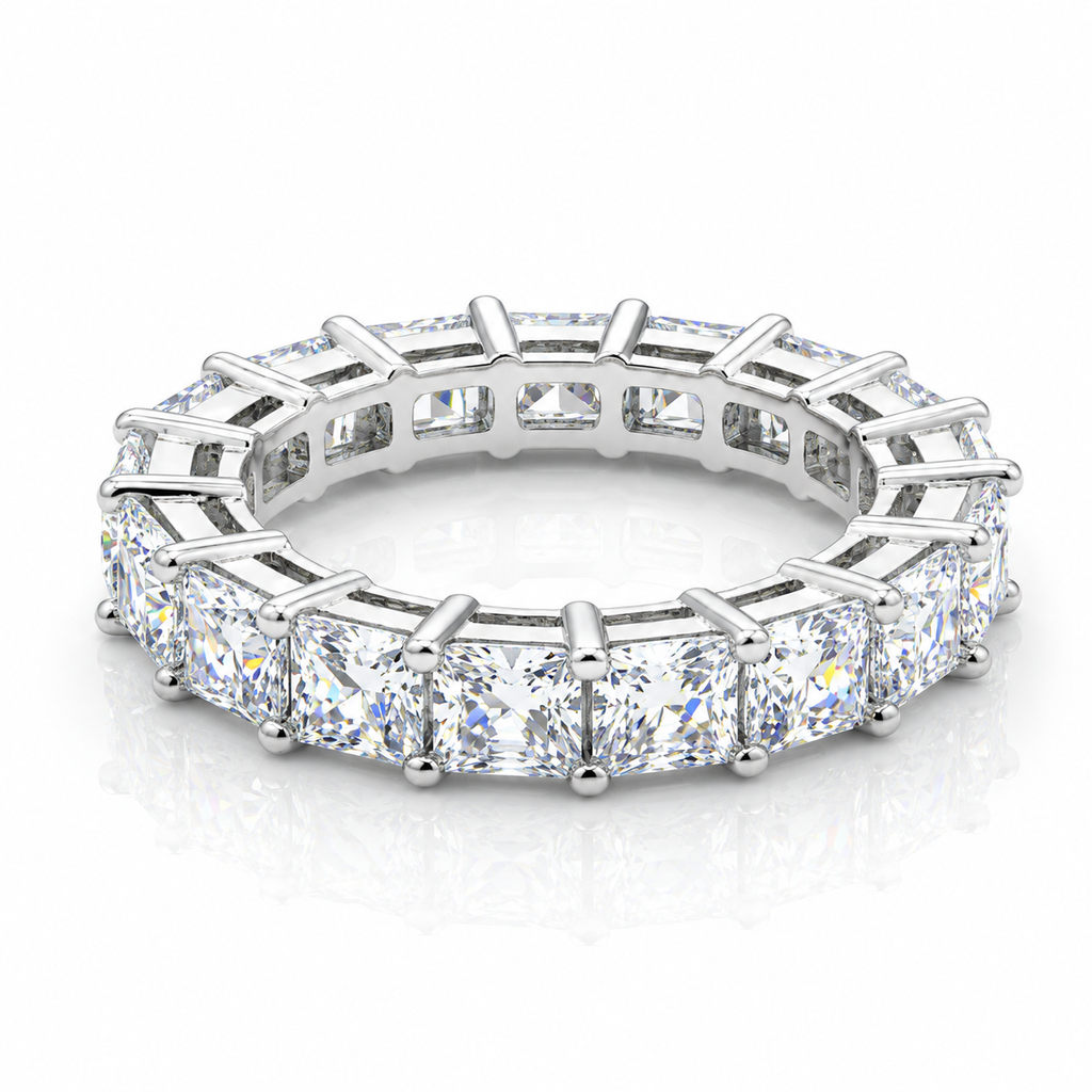 Moissanite Square Cuts Ring S925