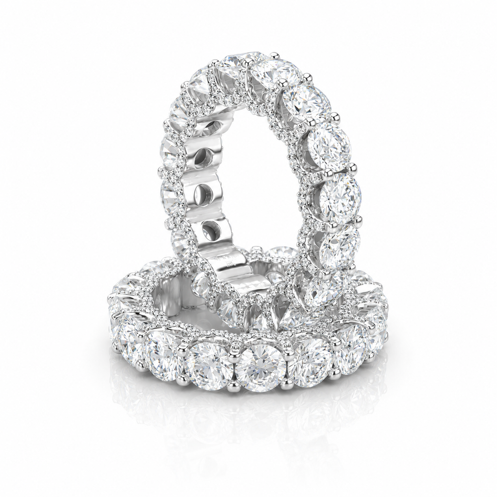 Moissanite Eternity Ring S925