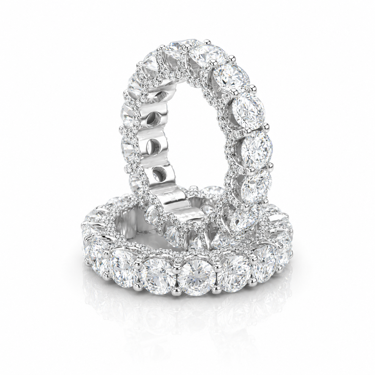 Moissanite Eternity Ring S925