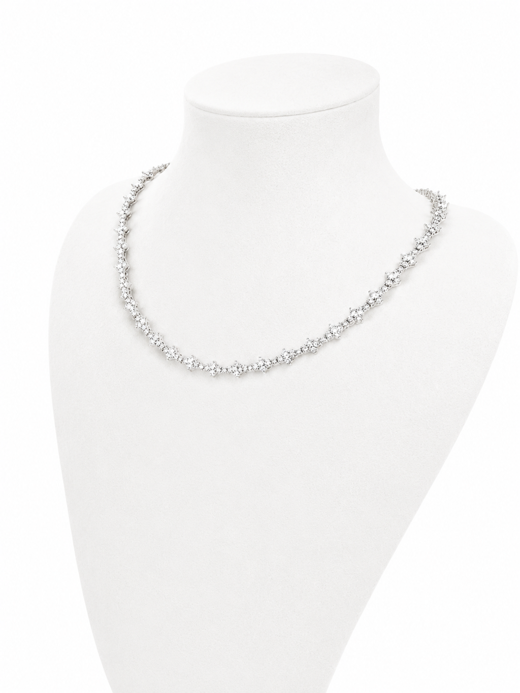 Moissanite Cross Star Tennis Chain
