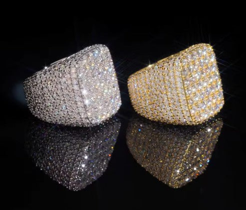 Moissanite Dome Ring S925